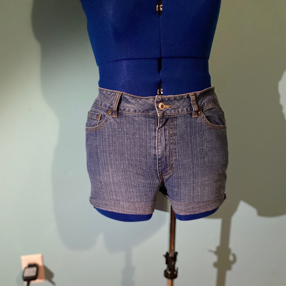High waisted mom shorts
